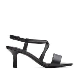 Clarks Women's Black Back Strap Stilettos-image-55