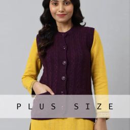 Aurelia Purple Regular Fit Sweater-image-38