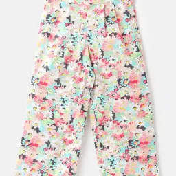 United Colors of Benetton Kids Multicolor Floral Print Trousers-picture-12