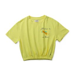 Gini & Jony Kids Yellow Printed Top-image-32