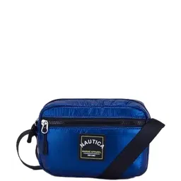 Nautica Blue Solid Medium Sling Handbag-image-74