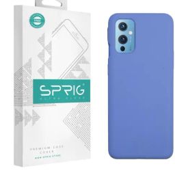 Sprig Liquid Silicone Back Cover for Oneplus 9R 5G (Purple)-image-88