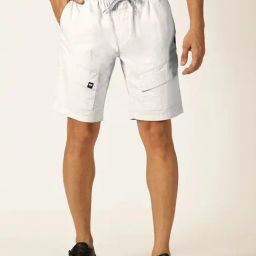 Thomas Scott White Cotton Regular Fit Shorts-picture-24