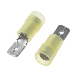RS PRO Yellow Insulated Male Spade Connector, Tab, 0.8 x 6.35 mm Tab Size, 4 mm² to 6 mm², 2674041-image-84