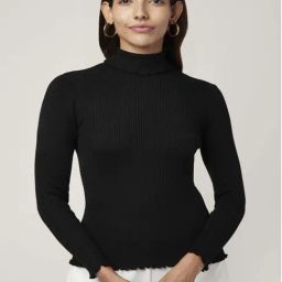 Honey by Pantaloons Black Slim Fit Sweater-image-47
