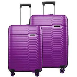 Nasher Miles Sahara Hard-Sided Polypropylene Luggage Set of 2 Purple Trolley Bags (65 & 75 cm)-image-81