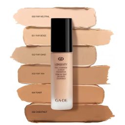 GA-DE Longevity Full Coverage 24 Hour Foundation 555 Chestnut - 30 ml image 2