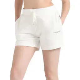 Tommy Hilfiger Ecru Relaxed Fit Shorts-image-68