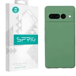 Sprig Liquid Silicone Back Cover for GOOGLE PIXEL 7 PRO (Green)-image-89