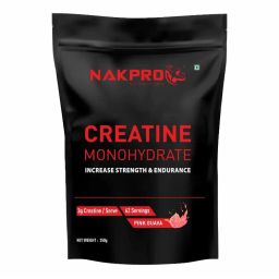 NAKPRO Creatine Monohydrate for Increase Strength & Endurance - Pink Guava-picture-0