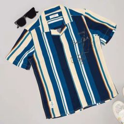 Pantaloons Junior Boys Barrier Reef Striped Shirts-image-42