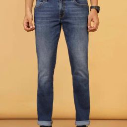 Wrangler Blue Slim Fit Low Rise Jeans-image-44