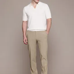 MANGO MAN Mid-Rise Slim Fit Trousers-image-78
