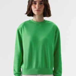 The Souled Store Green Loose Fit Sweatshirt-image-87