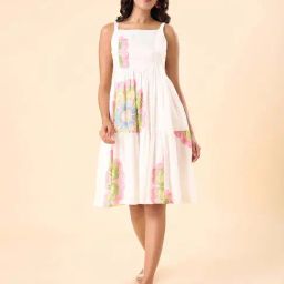 Akkriti by Pantaloons Snow White Printed Casual Dress-picture-38