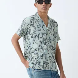 Y&F Kids by Westside Sage Abstract Detailed Resort-Fit Shirt-picture-4