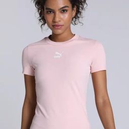 Puma Classics Slim Fit Womens T-Shirt-image-42