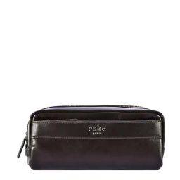 Eske Clark Brown Solid Pouch-picture-4