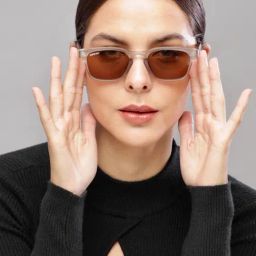 Resist Eyewear Brown Wayfarer uv protected Unisex Sunglasses-image-22