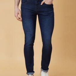 Being Human Dark Blue Slim Fit Jeans-image-60