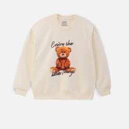Nap Chief Unisex Off White Cotton Printed Full Sleeves Sweatshirts & Hoodies-picture-15