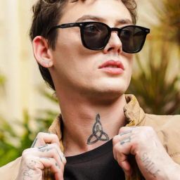 Resist Eyewear Black Wayfarer uv protected Unisex Sunglasses-image-41