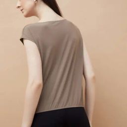 Code By Lifestyle Light Brown Regular Fit Top image 2