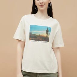 Fame Forever by Lifestyle Off White Printed T-Shirt-picture-16