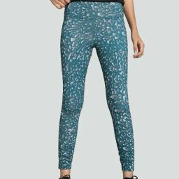 Puma Green Printed Sports Tights-image-24