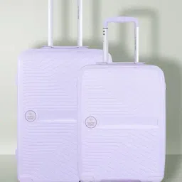 Nasher Miles Bruges Hard-Sided Polypropylene Luggage Set of 2 Pastel Purple Trolley Bags(55&65cm)-image-51