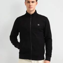 Arrow Sport Black Regular Fit Jacket-image-15