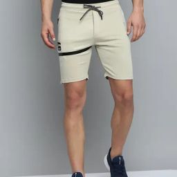 SHOWOFF Beige Regular Fit Printed Shorts-picture-37
