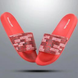 Woodland Men's Red Slides-picture-35