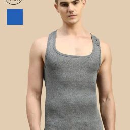 Zoiro Black Jaspe & Sky Diver Regular Fit Vest - Pack Of 2-image-64
