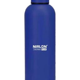Nirlon Trendy Royal Blue Stainless Steel Double Wall Vacuum Insulated Flask (500ml)-38