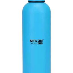 Nirlon Trendy Sky Blue Stainless Steel Double Wall Vacuum Insulated Flask (500ml)-43