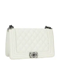 Lavie Luxe Off White LX Juli25 Strc Fp Sling Handbag-picture-42