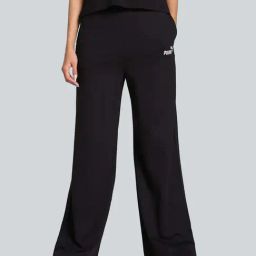 Puma Black Regular Fit Trackpants-image-36