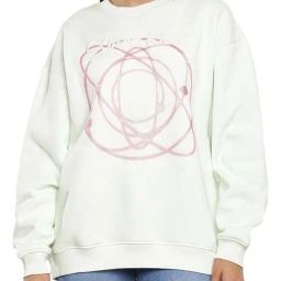 Calvin Klein Canary Green Printed Relaxed Fit Sweatshirt-image-19