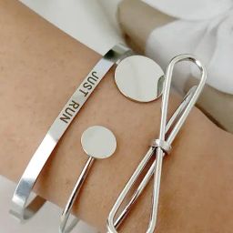 Joker & Witch Luna Silver Bracelet - Set of 3-image-22