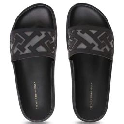 Tommy Hilfiger Women's Black Slides-image-29