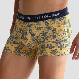U.S. Polo Assn. Pack Of 3 Outer Elastic Printed Trunks OET08-MU3-P3 image 3