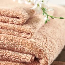 DDECOR Live Beautiful Orange Cotton 450 GSM Bath Towel - Set of 1-8