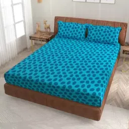 Peps Printed Bed Sheet King Size With Pillow image 2