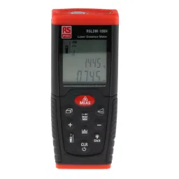 RS PRO RSLDM-100H Laser Measure, 0.05 - 100m Range, ±1.5 mm Accuracy Model No 1268184-44