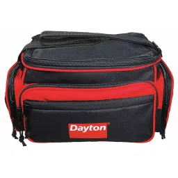 Dayton Tool Bag Canvas 5 Pockets 12 1/x8x7 inch Black, 19L414-2