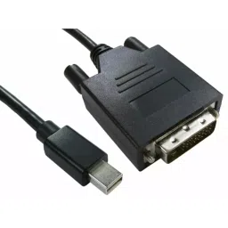 RS PRO Male Mini DisplayPort to Male DVI-D Dual Link PVC Cable 1080p 2 m, 1863049-31