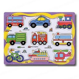 FunBlast Learning Transport Puzzle Board Toy for Kids  Multicolor-12