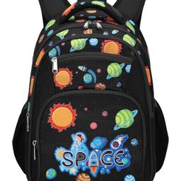 Frantic Premium Quality Black Space Bag for Kids - 40 cm-image-4