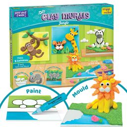 Imagimake Clay Murals Jungle Kit - Multicolour-28